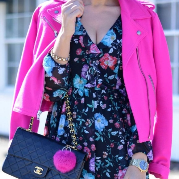 Candie's Jackets & Blazers - Pink Moto Jacket